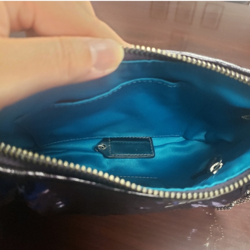 Coach Poppy Sequin Shoulder Bag - Picture 6 of 9